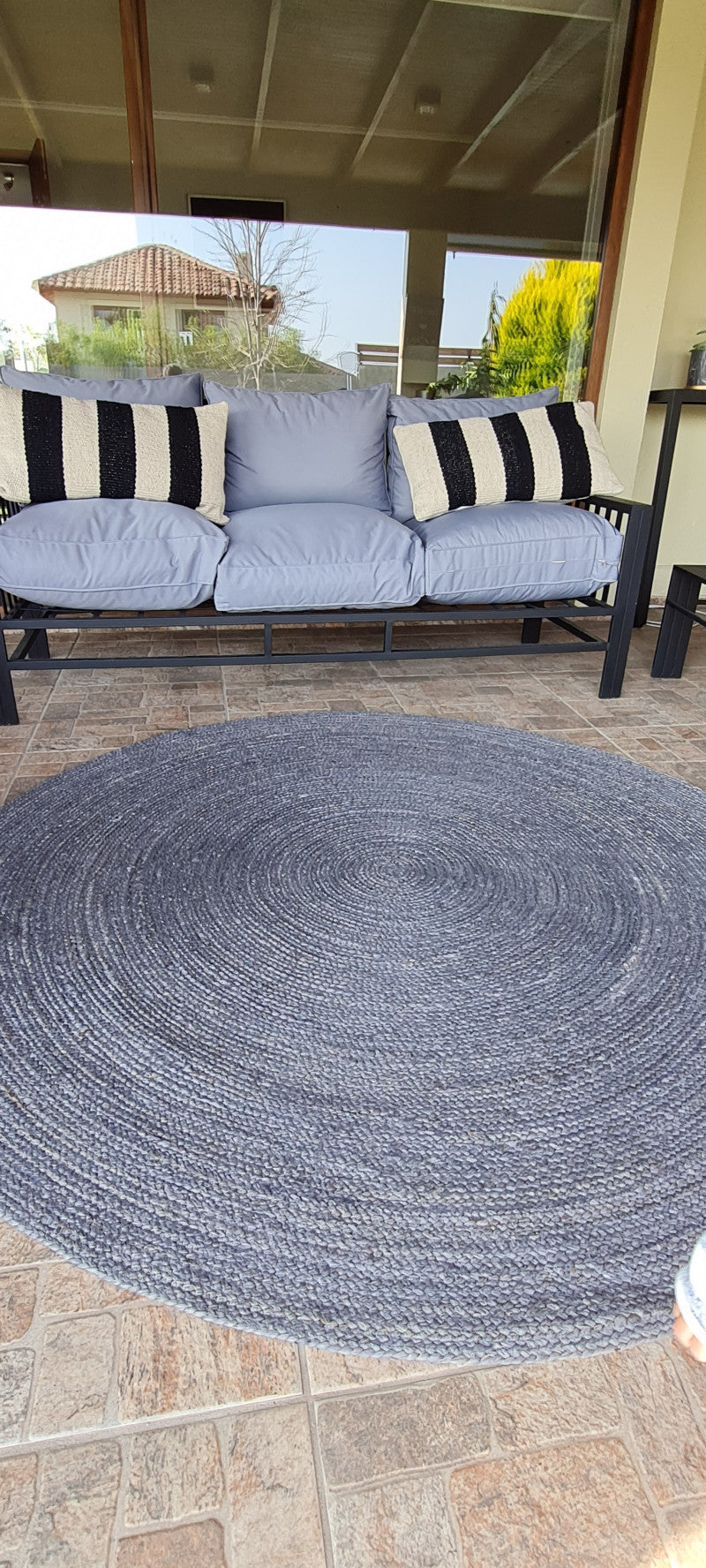 Alfombra Yute Bhilai Gris