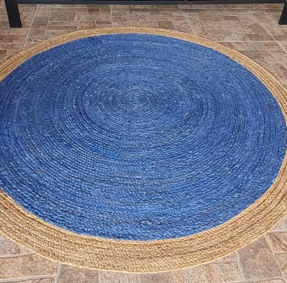 Alfombra Yute Jaipur Azul