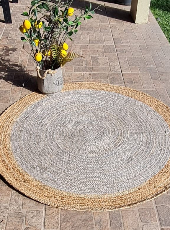 Alfombra Yute Jaipur Blanca