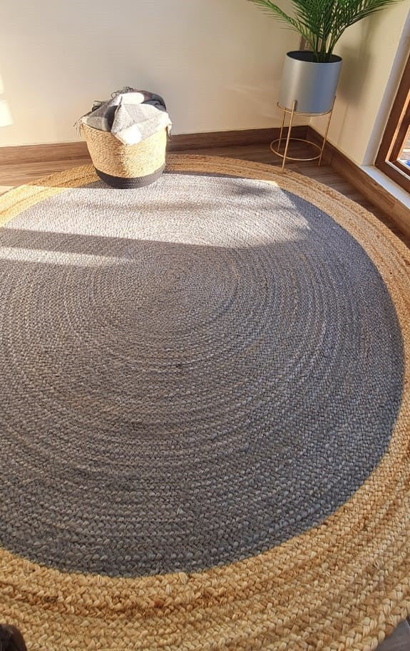 Alfombra Yute Jaipur Gris