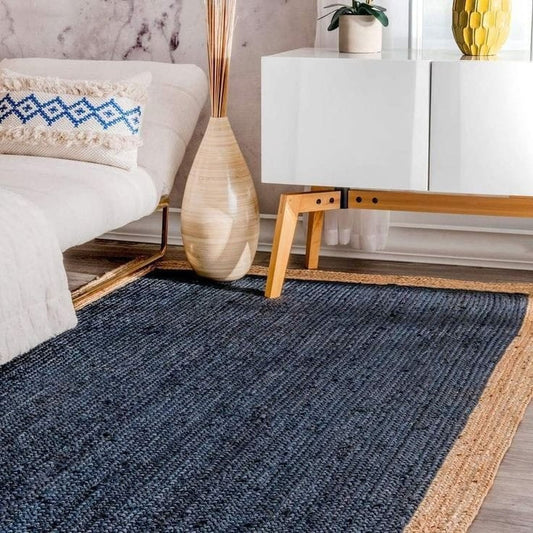 Alfombra Yute Kolkata Azul