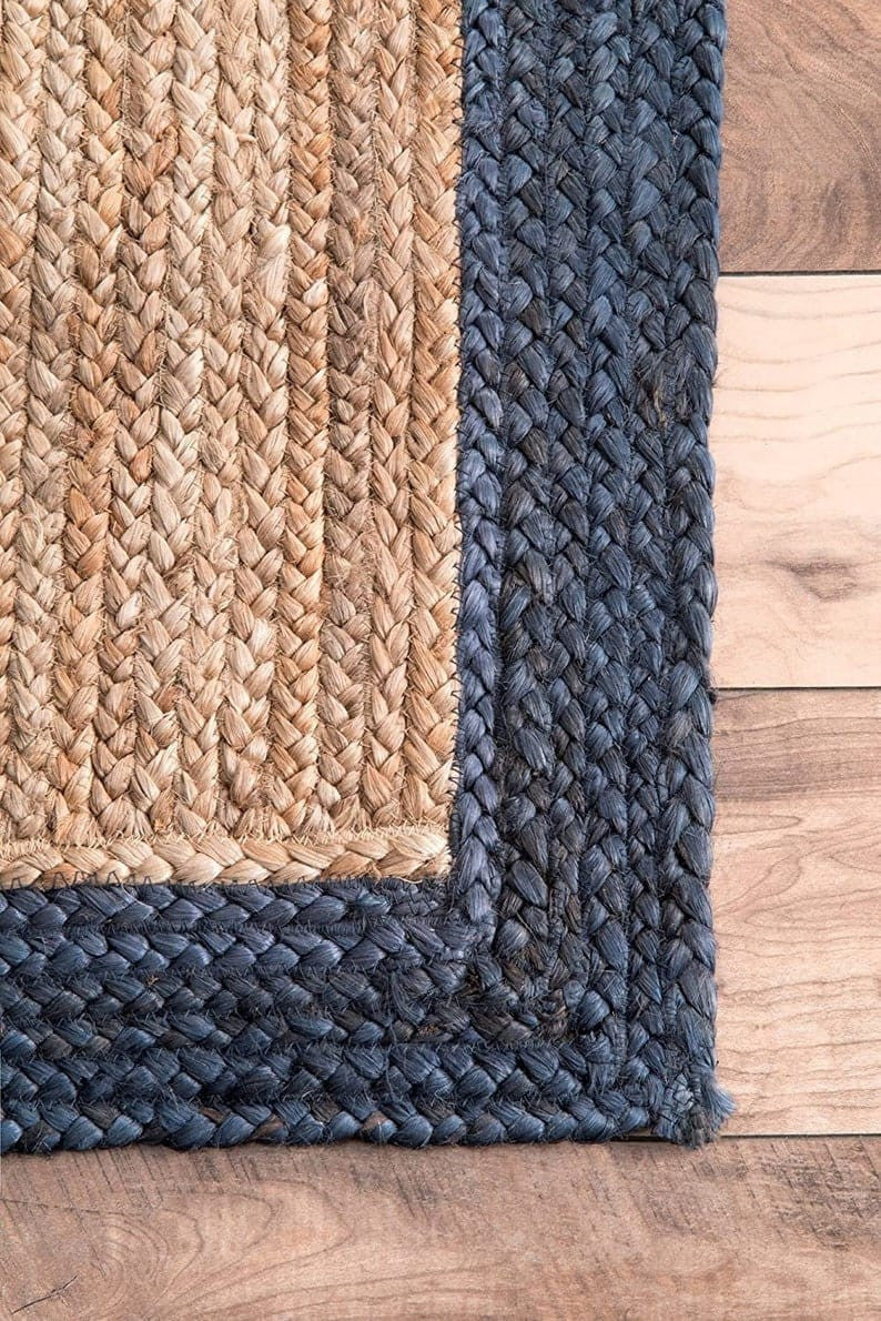 Alfombra Yute Kotah Azul